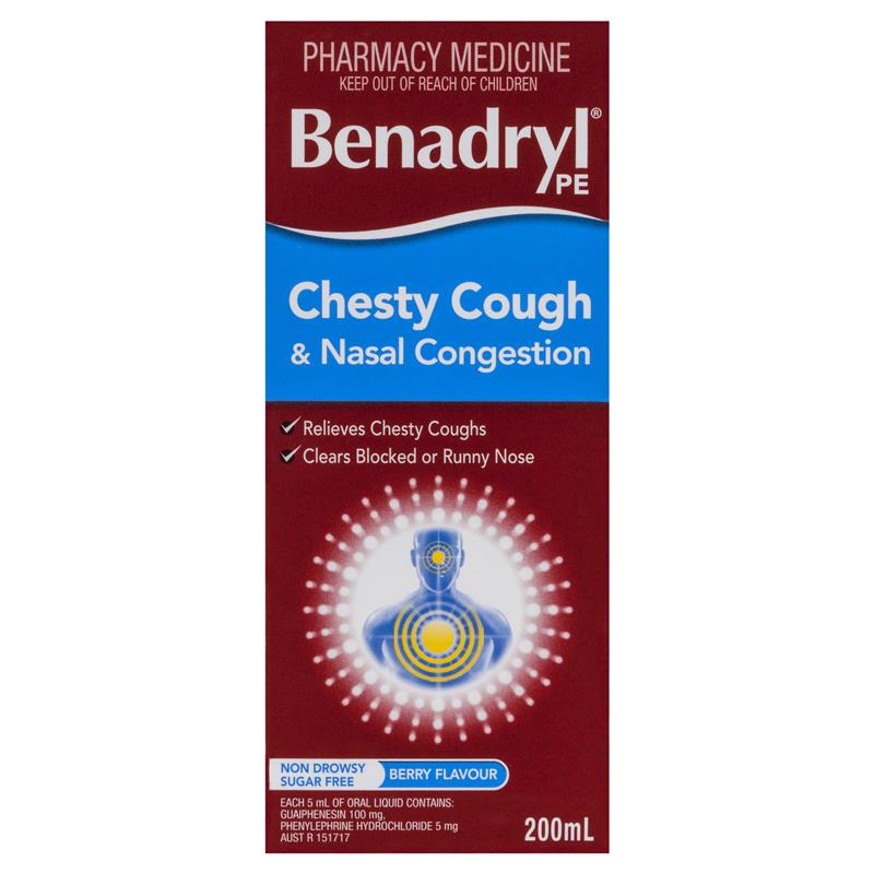 BENADRYL PE Chesty Cough&Nasal 200ml