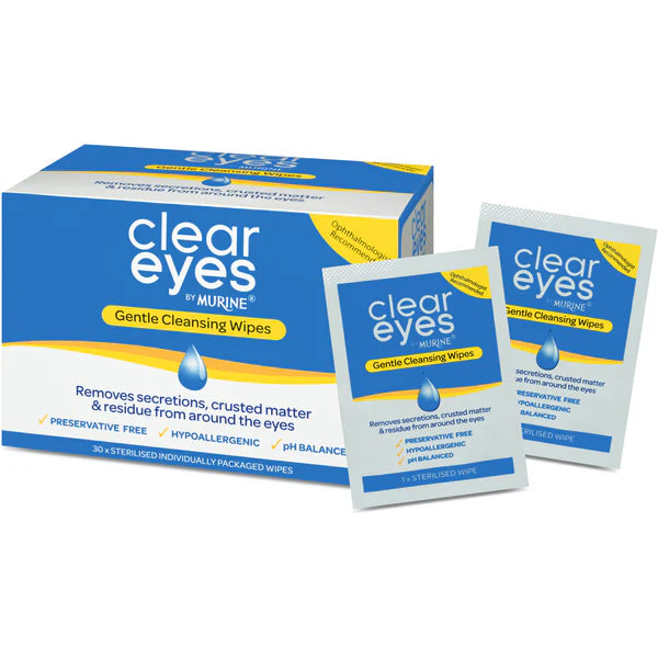 Clear Eyes Wipes 30pk