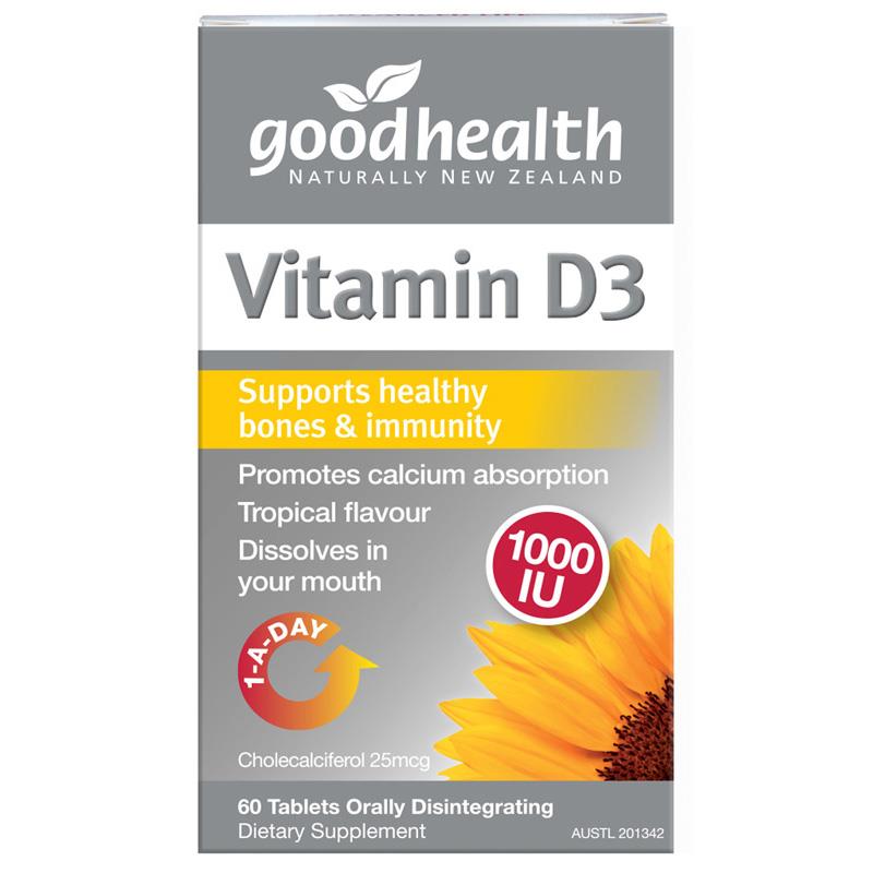 GHP Vitamin D3 1000iu 60s