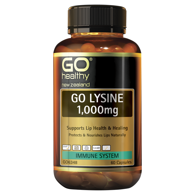 GO Lysine 1000mg Capsules 60s