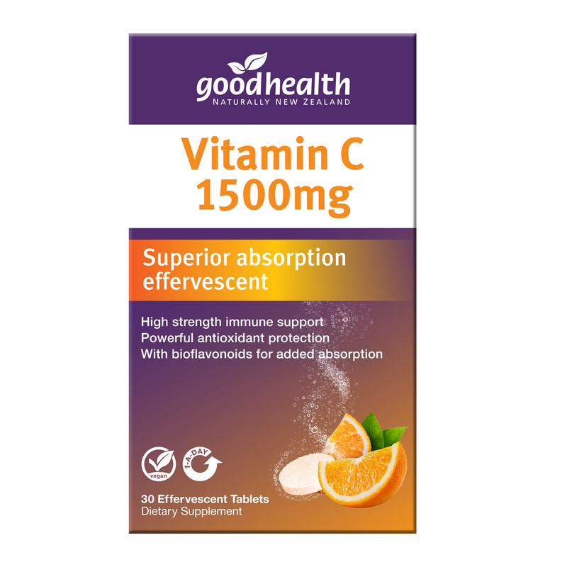 GHP Vitamin C 1500mg Efferves. 30s