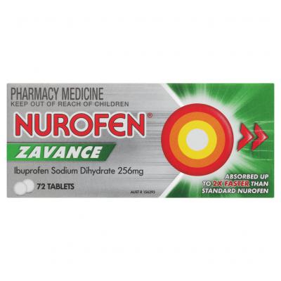 NUROFEN ZAVANCE Tabs 72s