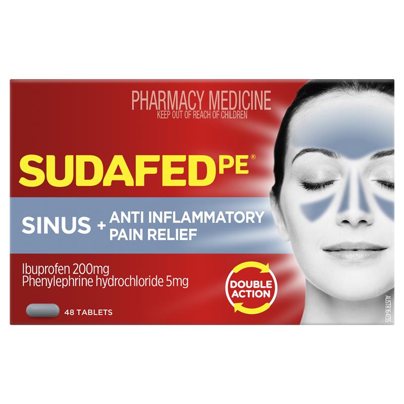 SUDAFED PE Sinus Anti-Inflam. 48s