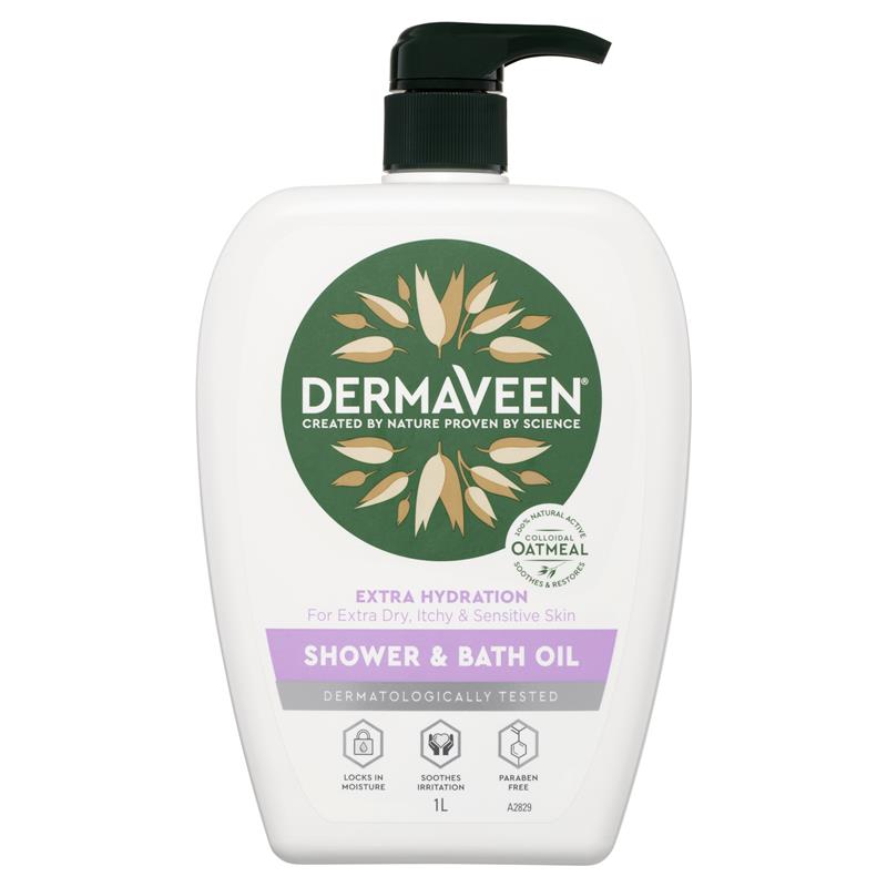Dermaveen Extra Hydration Shower & Bath Oil 500ml