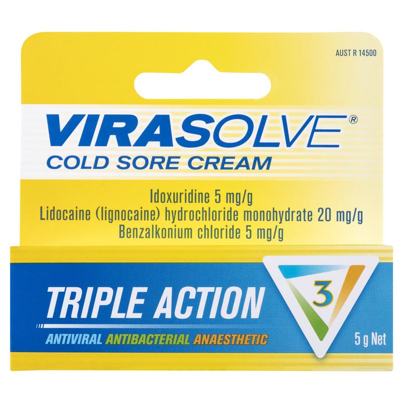VIRASOLVE Cold Sore Cr. 5g