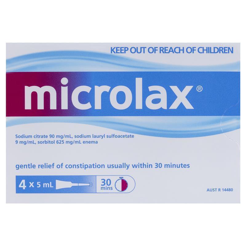 Microlax Micro Enema 4pk