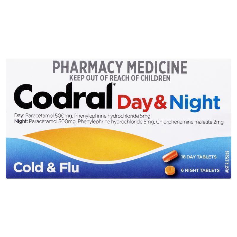 CODRAL Day/Ngt Tabs Codeine-Free 24s