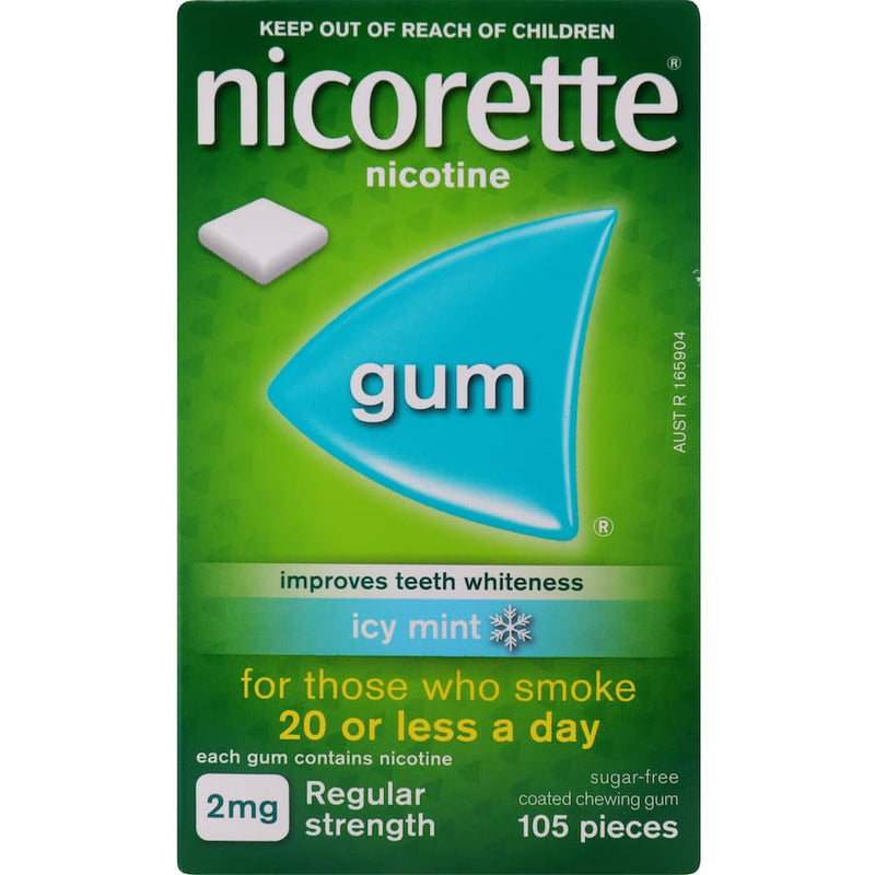 NICORETTE Gum 2mg Icy Mint 105pk