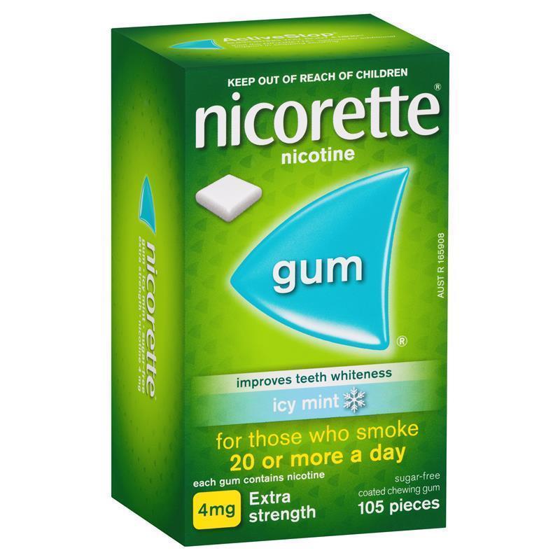 NICORETTE Icy Mint Gum 4mg 105pk