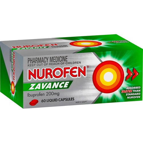 NUROFEN ZAVANCE Liq Caps 60s