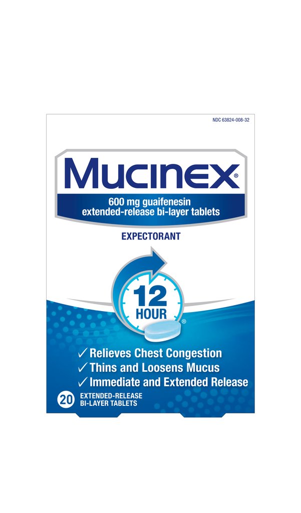 MUCINEX Chesty Cough Tabs 600mg 20s