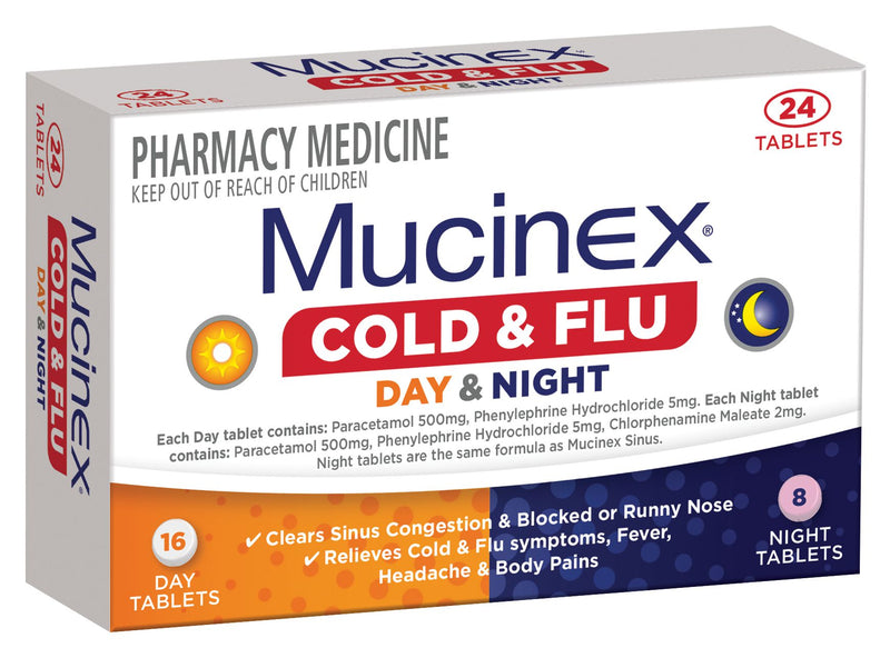 Mucinex Cold & Flu Day & Night 24s