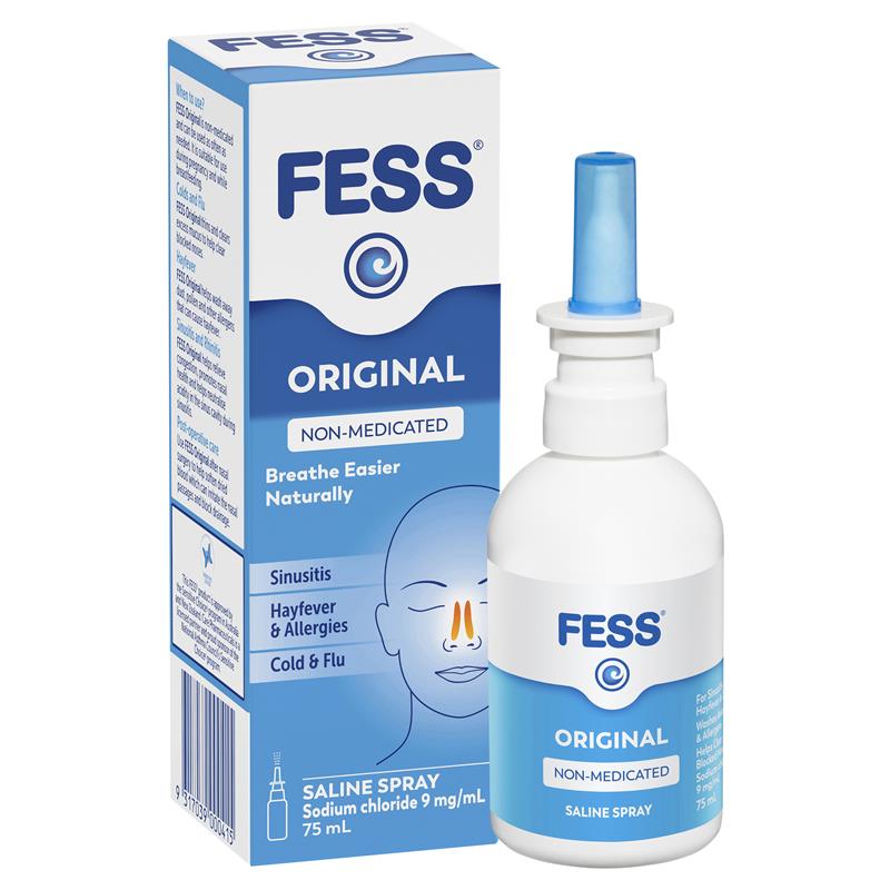 Fess Saline Nasal Spray 75ml