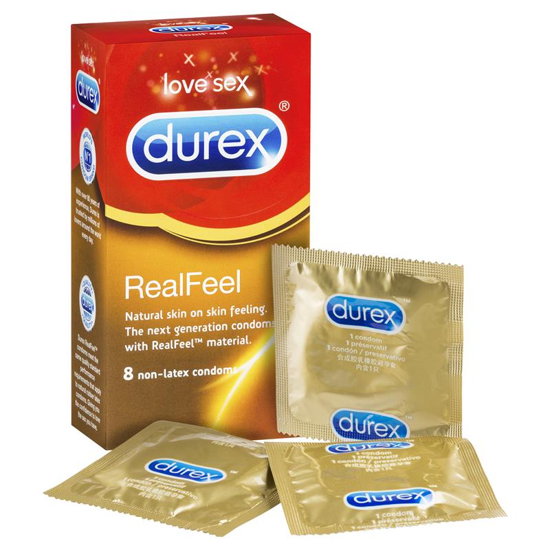 Durex Real Feel Condom 8pk