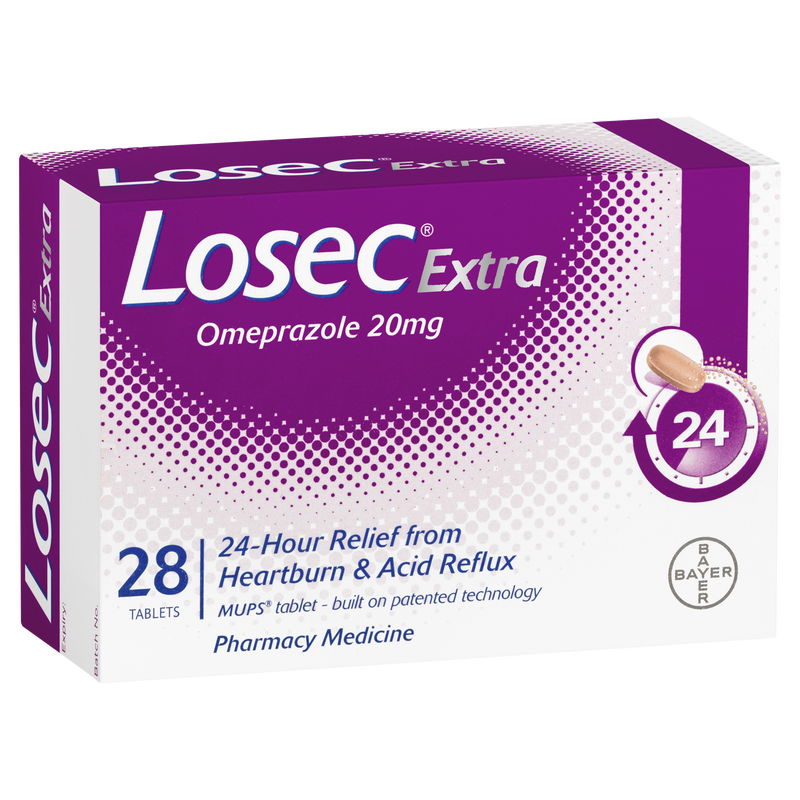 LOSEC Extra Tabs 20mg 28s