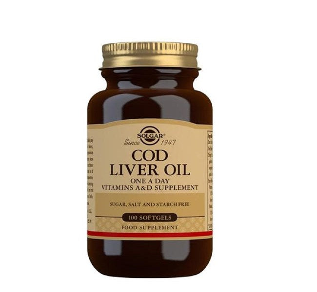 SOLGAR Cod Liver Oil Caps 100pk