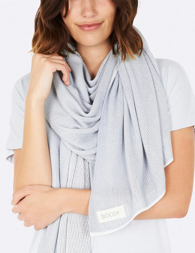 BOODY Cosy Knit Wrap Dove OS