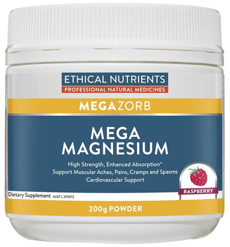 EN Mega Magnesium Pwdr R/Berry 200g