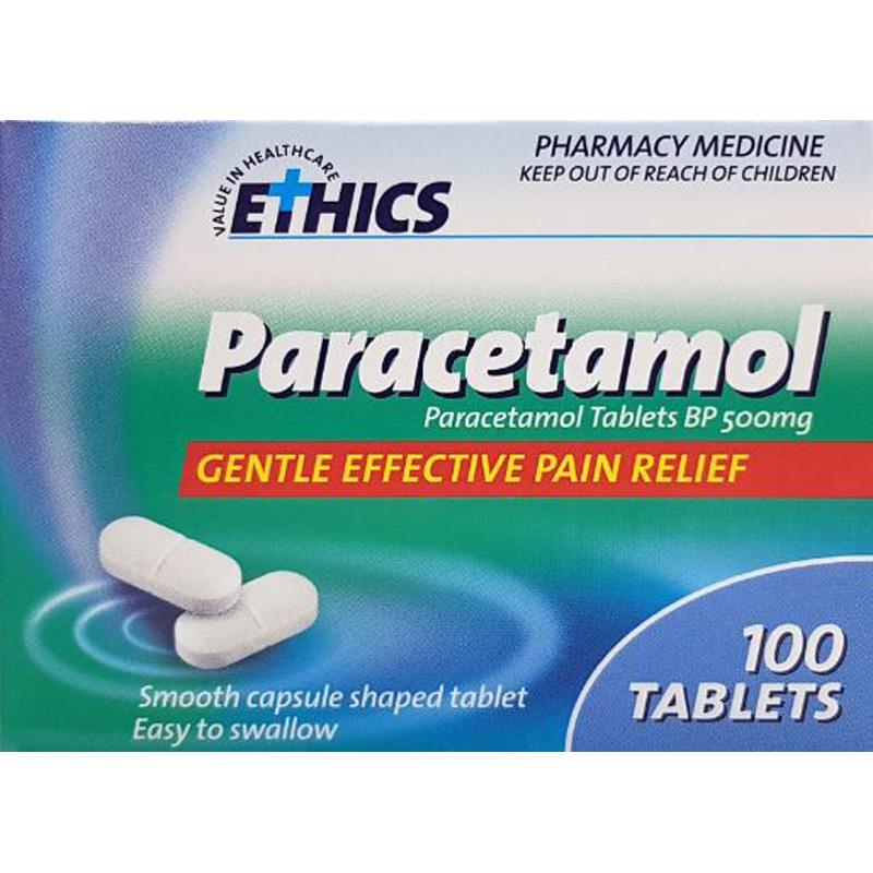 Ethics Paracetamol 500mg Tabs 100s