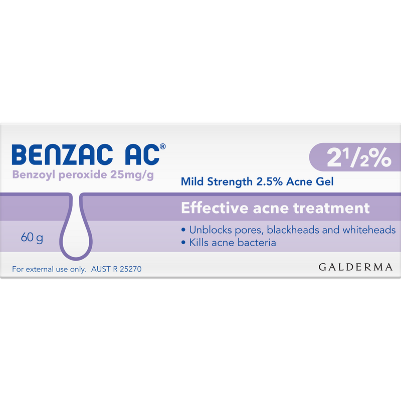 BENZAC AC Gel 2.5% 60g