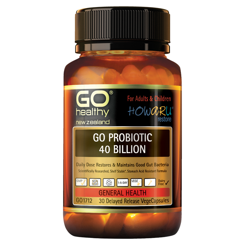 GO Probiotic 40B HOWARU Restore 30