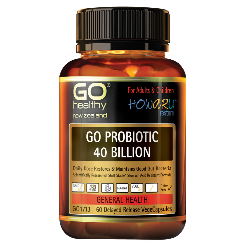 GO Probiotic 40B HOWARU Restore 60