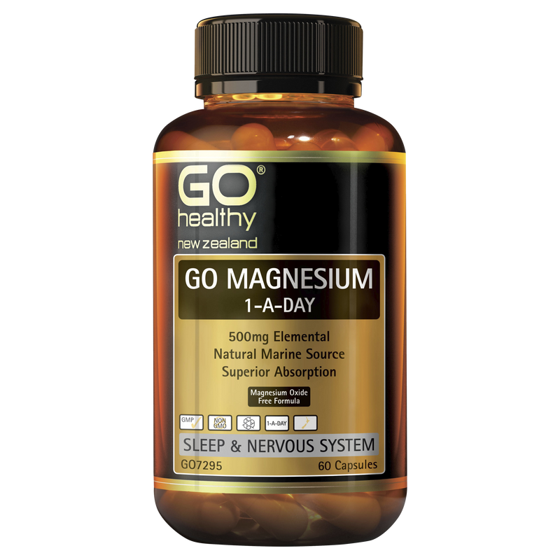 GO Magnesium 1-A-Day 500mg 60 Cap