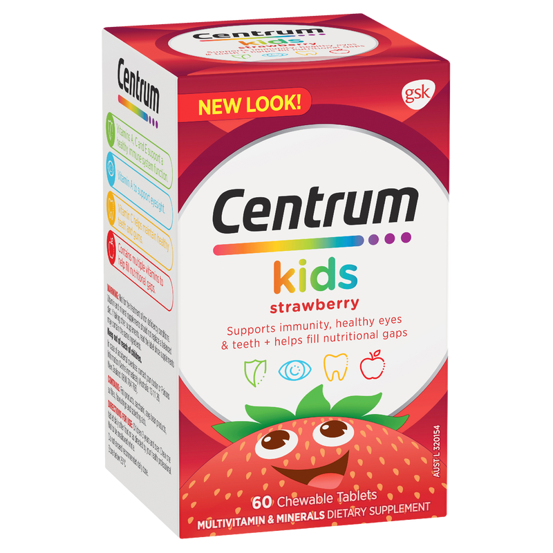 CENTRUM Kids Strawb. Multi ChewT 60s