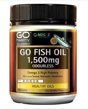 GO Fish Oil 1500mg 175 Caps