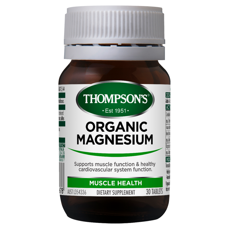 TN Organic Magnesium Tablets 30s