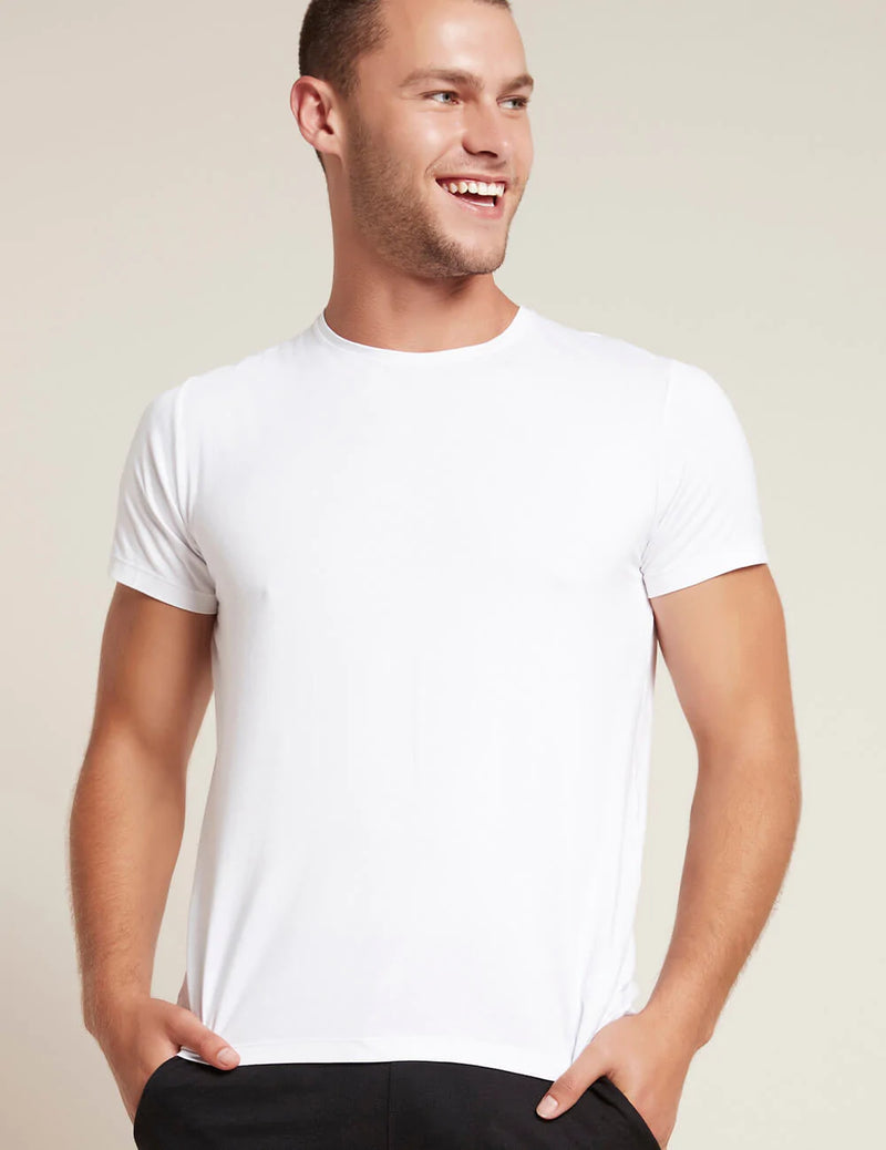 Boody M Crew Neck T-Shirt White L