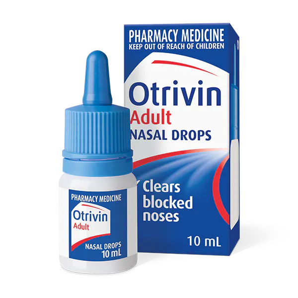 Otrivin F5 Adult Nasal Drops 10ml