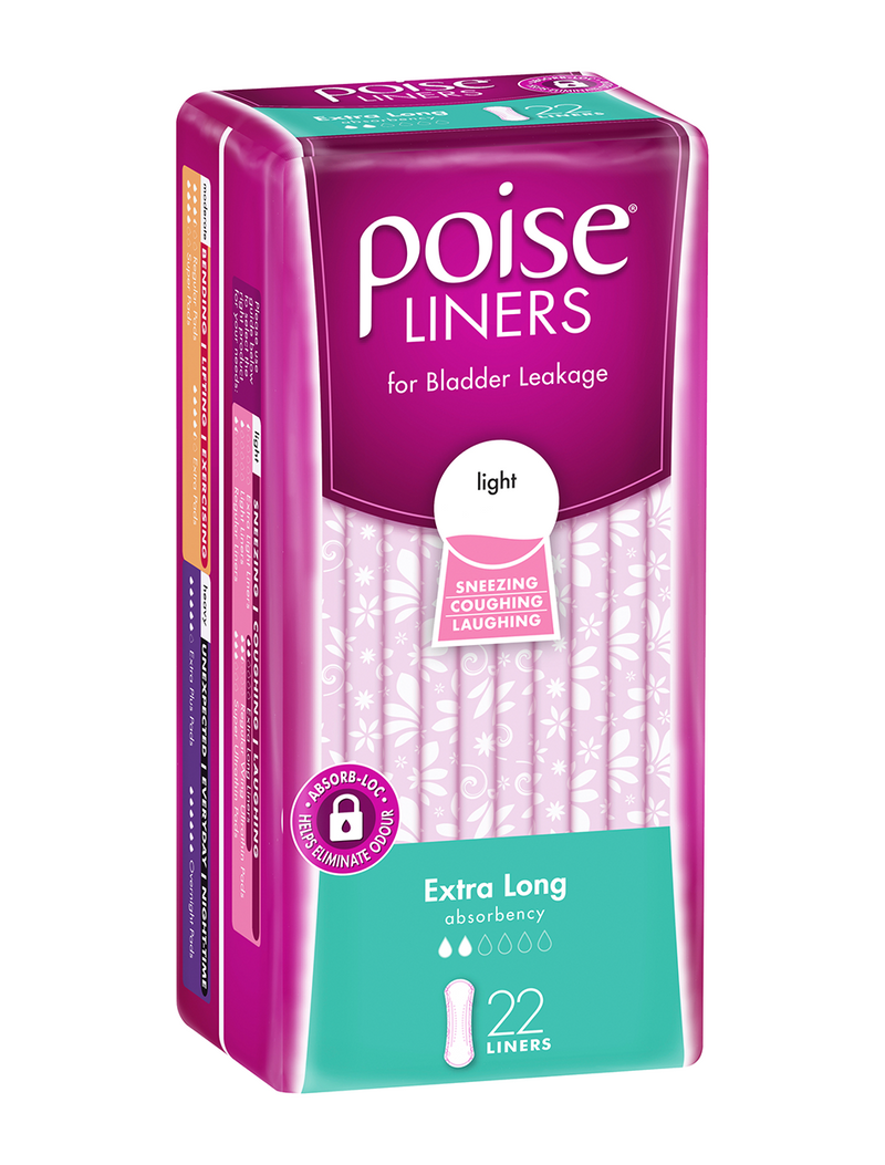 POISE Extra Long Liners 22