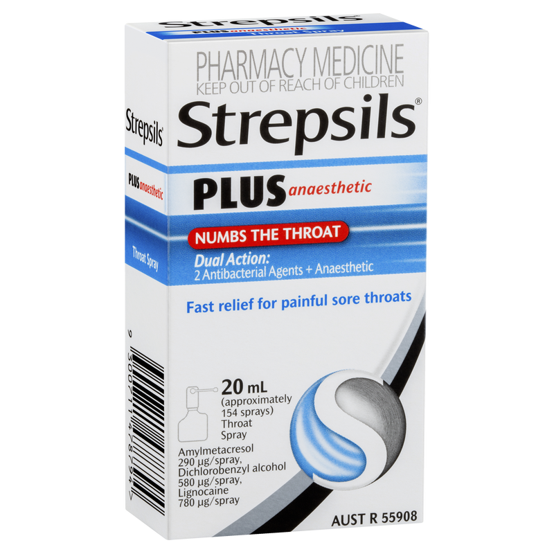 STREPSILS Plus Throat Spray 20ml