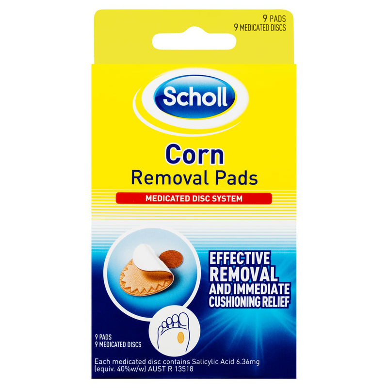 SCHOLL Corn REMOVAL PADS 9pk