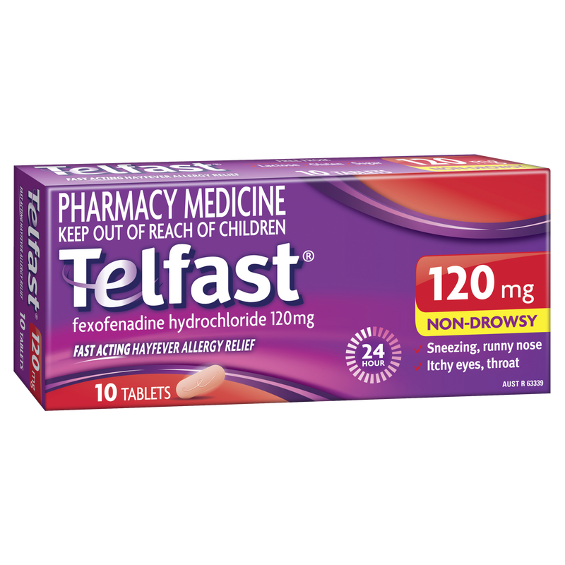 TELFAST Tablets 120mg 10s: