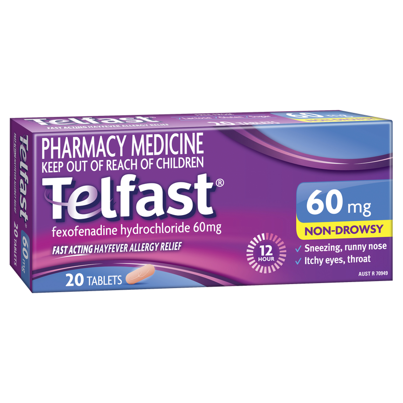 TELFAST Tablets 60mg 20s