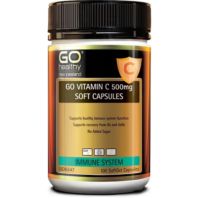 GO Vitamin C 500mg 100 Soft Caps