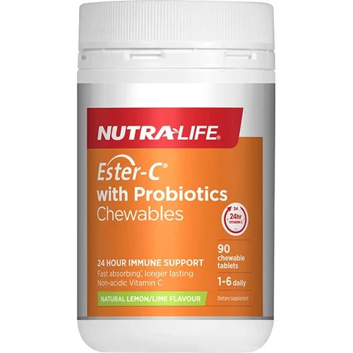 NL Ester C Ech. &Probiotic Chew 90T
