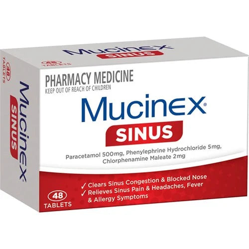 MUCINEX Sinus Tablets 48s