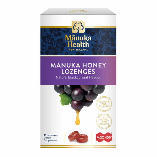 MH M/Honey Loz. Blackcurrant 15pk