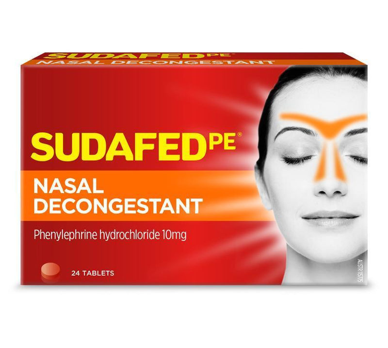 SUDAFED PE Nasal Decong Tab 10mg 24s