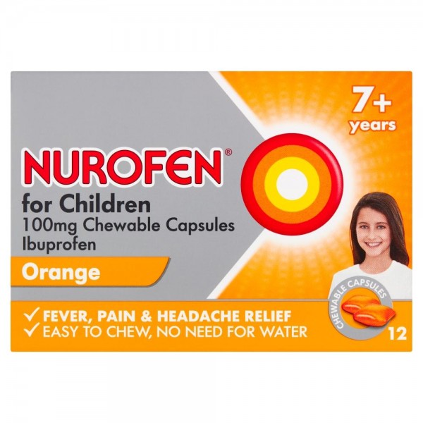 NUROFEN Child 7+ Years Chew Orng 12s