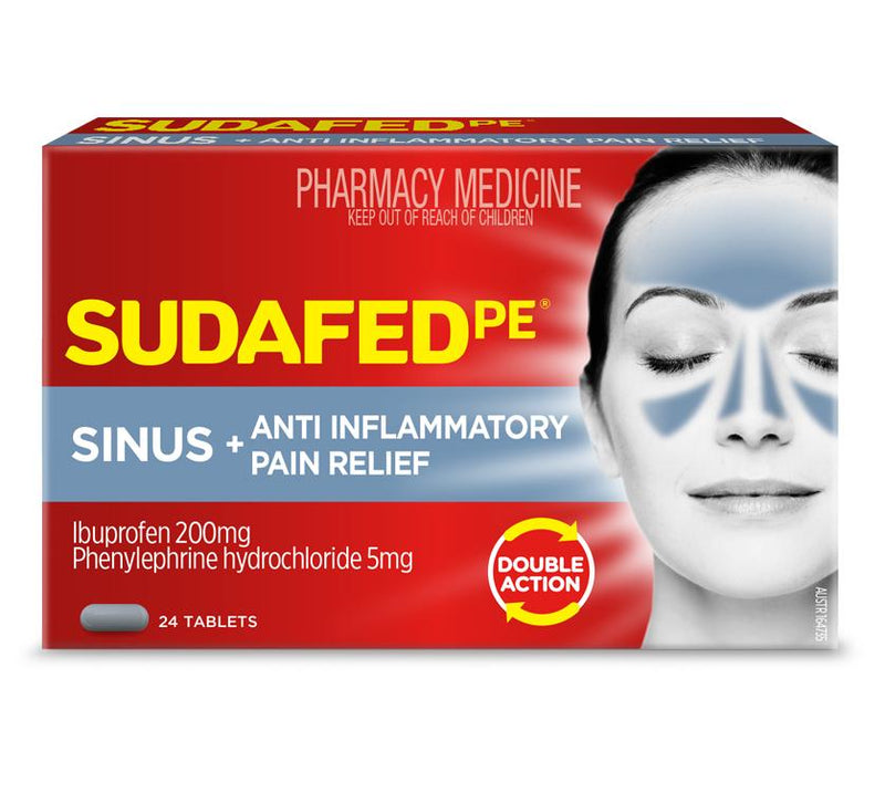 SUDAFED PE Sinus Anti-Inflam. 24s
