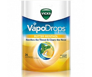 VICKS Vapodrops Butter Menthol 24s